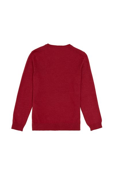 U.S. Polo Assn. Girl's Cherry V-Neck Basic Sweater 50294198 -Vr223