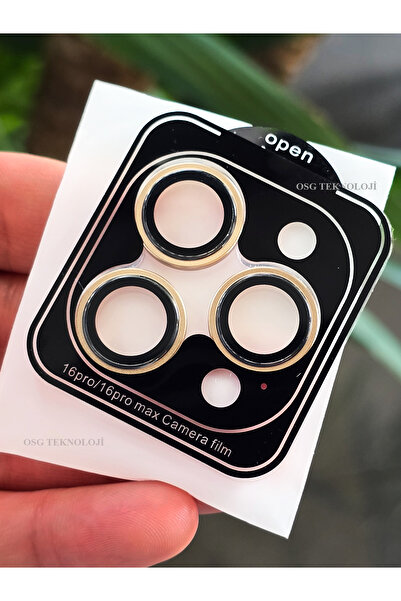 OSG iPhone 16 Pro Ve 16 Pro Max Uyumlu Premium Renk Uyumlu Titanyum Kasa Safi...