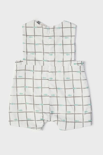 Layette BG Store Baby Boy Patterned Overalls