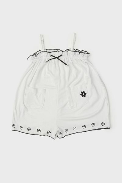 GB Baby Bg Store Baby Girl White Jumpsuit