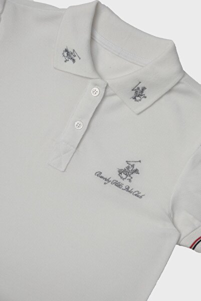 Beverly Hills Polo Club Bg Store Kız Çocuk Beyaz T-shirt 23ss2bhg528
