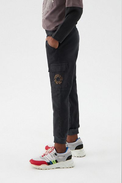 Nebbati Bg Store Boy's Anthracite Trousers 22Fw1Nb3227
