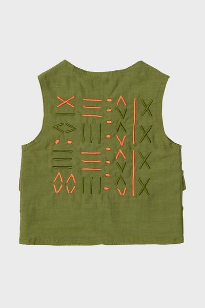 GB Baby BG Store Baby Boy Green Vest