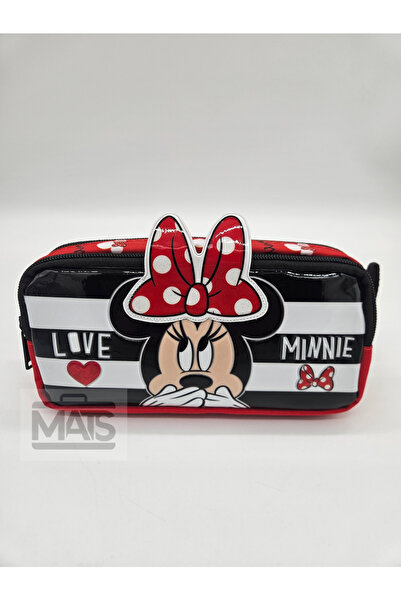 MATS ÇANTA حامل أقلام مقصورة مزدوجة من Mats Love Minnie