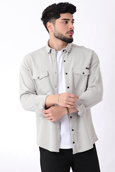 Stilkombin Πλεκτό πουκάμισο - Διπλό κάλυμμα τσέπης, XC U16805_40335