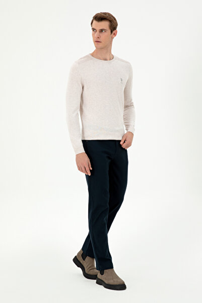 U.S. Polo Assn. Erkek Lacivert Kanvas Pantolon 50291165-VR033