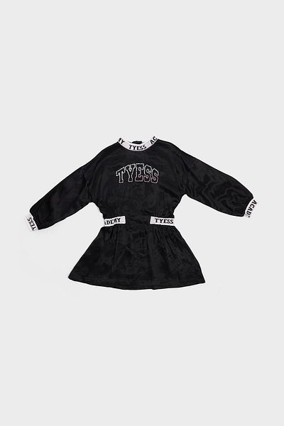 Tyess Bg Store Girl's Black Dress 22Fw0Tj4905