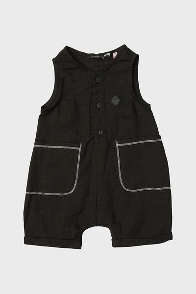 GB Baby Bg Store Baby Boy Black Jumpsuit