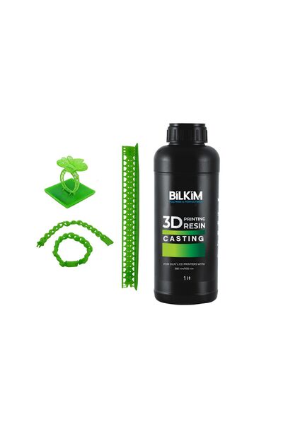 bilkim 3d Yazıcı Içın Kuyumculuk Döküm Reçınesı - 1 Lt (YEŞİL)