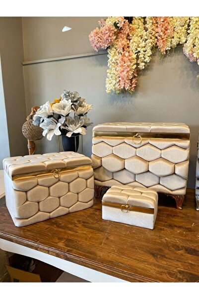 Benjamin Çeyiz Petek Model Jumbo Çeyiz Sandık Set Çeyiz Kolisi