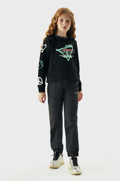 Guess Bg Store Boys Anthracite Sweatpants 23pfwglyb00