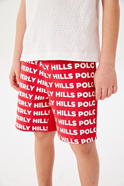 Beverly Hills Polo Club Bg Store Erkek Çocuk Kırmızı Şort
