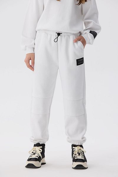 Tyess Pantaloni de sport albi pentru fete Bg Store