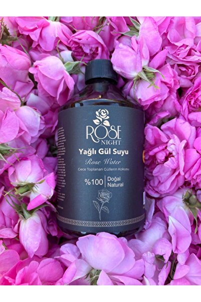 Rose Night Doğal Yağlı Gül Suyu-500 ml