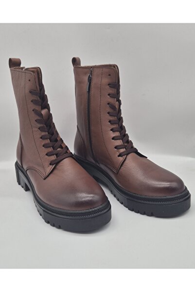 BE FAST ONE SÜS BAĞCIK FERMUARLI HAKİKİ DERİ POSTAL BOTUMUZ