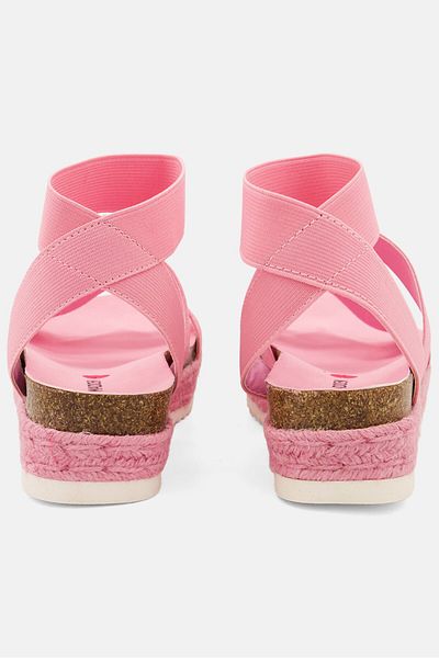 Steve Madden صندل Jkimmie سهل الارتداء للبنات الصغار، وردي