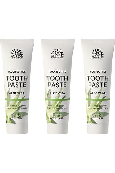 Urtekram Organic Aloe Vera Extract Toothpaste 3x75ml