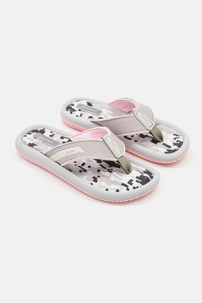 Rider Kids Girl Dunas VI Slipper, Grey Combo