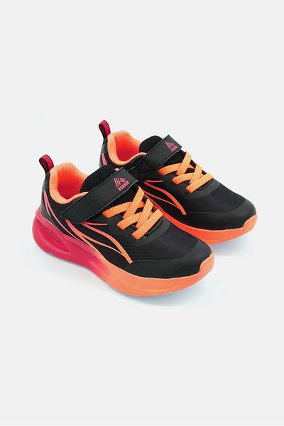 RBX Kids Boy Velcro Light Shoes, Black