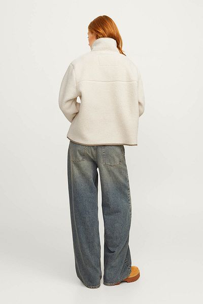 JJXX Jxnellie Teddy Jacket Otw Cream Women's Coat