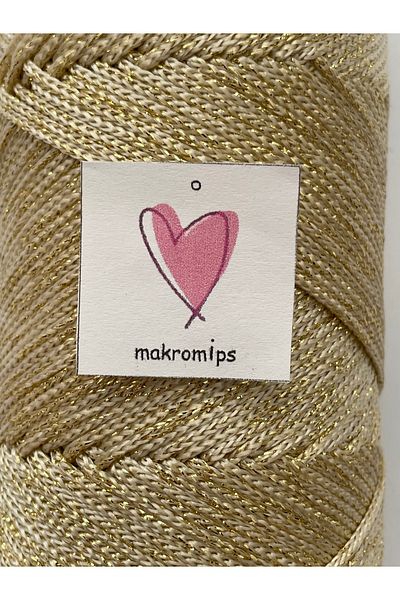 Makromİps Γυαλιστερό βραδινό φόρεμα - Sımkış Polyester Macrame, Chic Weft (1 mm200gr220 m) Supla Canta Hobby Hand Knitting