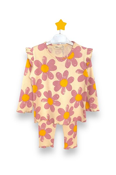 LİTTLE TORTOİSE Комплект шорти с панделка за момиче