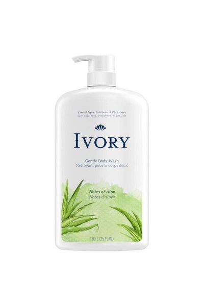 IVORY Gentle Body Wash Notes of Aloe 1.03 ml