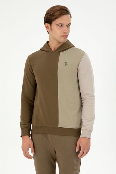 U.S. Polo Assn. Men's Khaki Sweatshirt 50293451 -Vr027