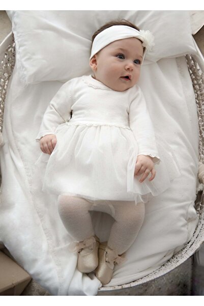 MAYORAL Rochie albă pentru fetiță