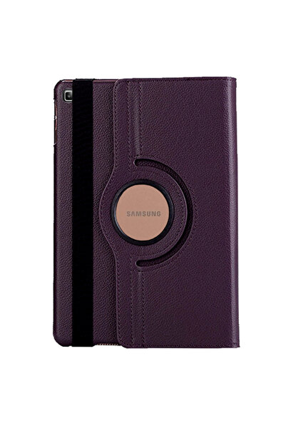 Smart Tech Samsung Galaxy Tab T510 Döner Stand Tablet Kılıfı Mor