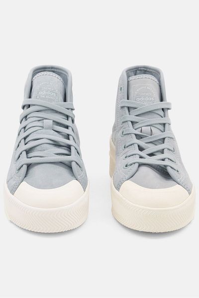 adidas Kids Boy Nizza 2 Lea Lace Up Outdoor Shoes, Slate Blue