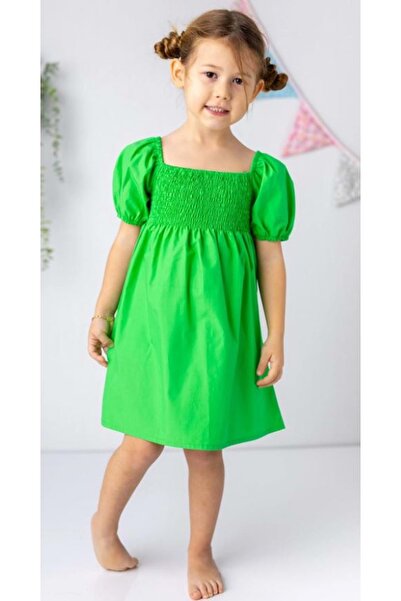Zeyland Green Girl's Dress Green
