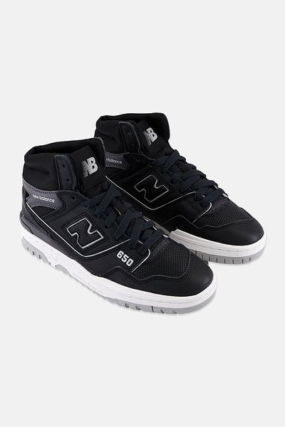 New Balance Kids Boy BB650RVBD Lace Up Training Shoes, Black