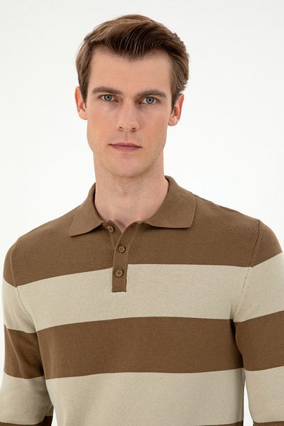 U.S. Polo Assn. Men's Khaki Sweater 50297019 -Vr027