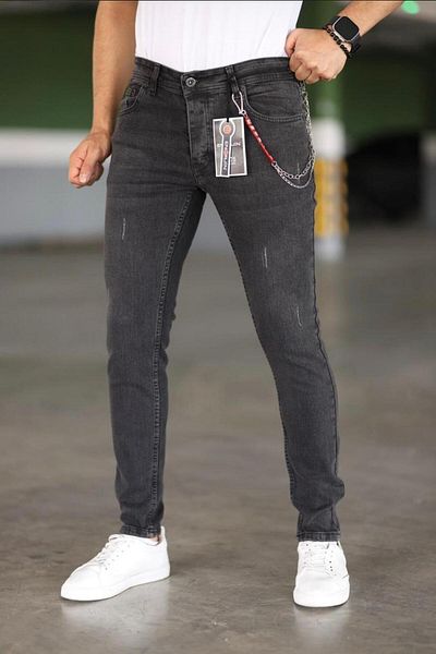 Ser Joven Ανδρικό τζιν παντελόνι Anthracite Slim Fit