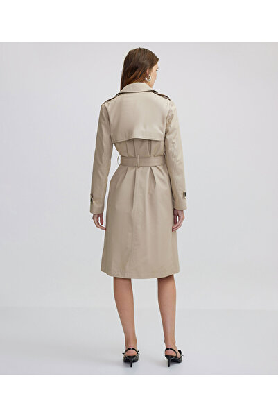 İpekyol Kuşaklı kruvaze trençkot