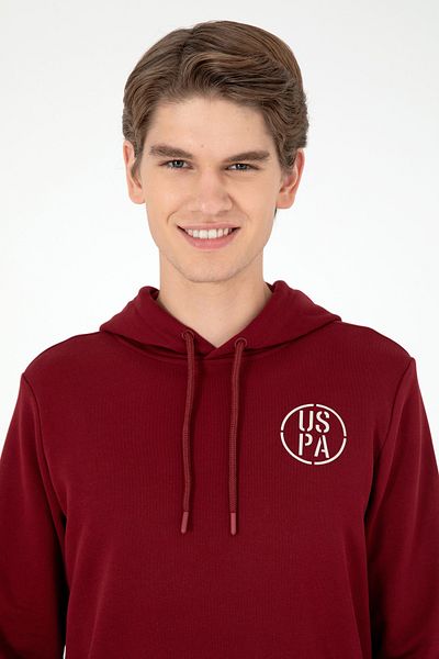 U.S. Polo Assn. Men's Burgundy Sweatshirt 50293361 -Vr014
