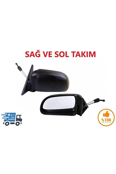 Genel Markalar Renault 9 Broadway Uyumlu Yeni Model Sağ + Sol Dikiz Aynası Ta...