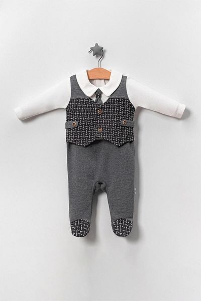 TRENDİMİZBİR Baby Boy Side Unit Salopette