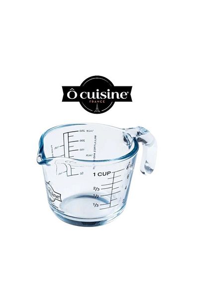 OCUİSİNE FRANCE Ocuisine® 1L Glass Measuring Jug - Borosilicate Glass