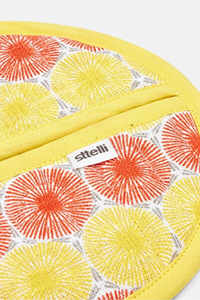 Sttelli Starburst Pot Holder, Yellow
