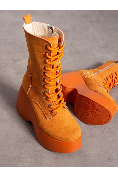 Alemdar Shoes LAURA Помаранчеві жіночі черевики