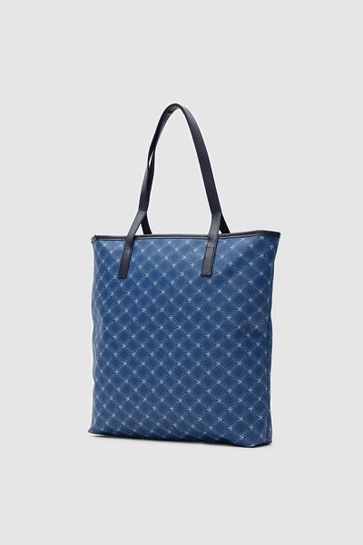 Shule Bags Geantă de umăr Samba Jacquard Bleumarin