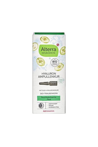 Alterra Hyaluron Concentrated Ampoule Cure 7x1 ml for Skin Types That Need Moisture