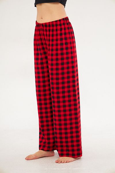 CrazyShopping Women's Seamless Side Printed Spanish Leg Pajama Bottoms