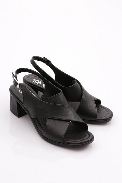 DGN Sandale cu toc pentru femei - negru 33163294