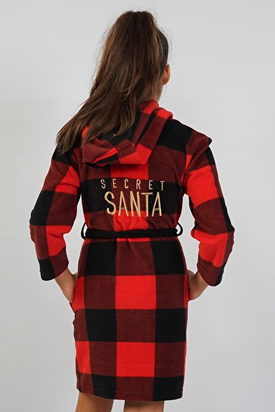 VİENETTA Girl's Fleece Red Dressing Gown C4T6N1O301