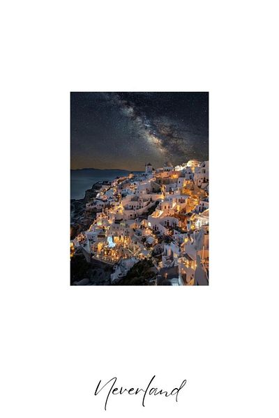 Neverland 4 Pieces 1000 Piece Puzzle - Santorini / Planets / London / Cappadocia Design