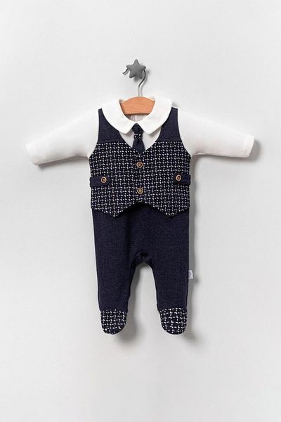 TRENDİMİZBİR Baby Boy Side Unit Salopette