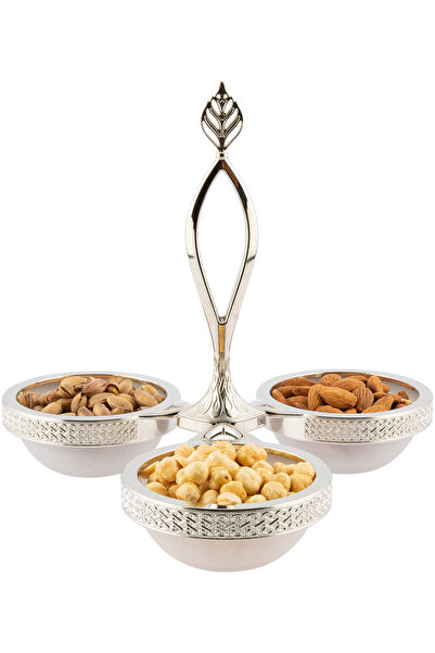 Sena Mira Burma 3'lü Metal Çerezlik (309-K)